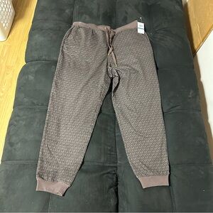 Michael Kors Brown Patterned Joggers